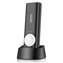 Заредете изображение във визуализатора на галерията – Choetech 5000mAh USB 2.1A / Qi MFI Wireless Charger for Apple Watch Black (T315) - TopMag
