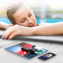 Заредете изображение във визуализатора на галерията – Choetech 5000mAh USB 2.1A / Qi MFI Wireless Charger for Apple Watch Black (T315) - TopMag
