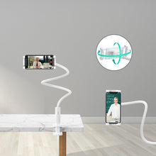 Заредете изображение във визуализатора на галерията – Choetech Desk Telephone Holder With Clip Wireless Charger Qi 15W white (T584-F) - TopMag
