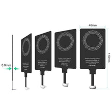 Заредете изображение във визуализатора на галерията – Choetech Adapter for Wireless Charging Qi USB Type C Induction Insert black (WP-TYPEC) - TopMag
