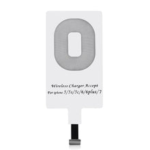 Заредете изображение във визуализатора на галерията – Choietech Adapter for Wireless Charging Qi Lightning Induction Insert white (WP-IP) - TopMag
