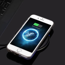 Заредете изображение във визуализатора на галерията – Choietech Adapter for Wireless Charging Qi Lightning Induction Insert white (WP-IP) - TopMag
