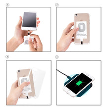 Заредете изображение във визуализатора на галерията – Choietech Adapter for Wireless Charging Qi Lightning Induction Insert white (WP-IP) - TopMag
