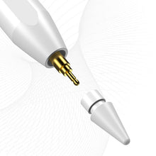 Заредете изображение във визуализатора на галерията – Choetech automatic capacitive stylus pen white (HG04) - TopMag
