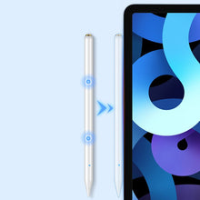 Заредете изображение във визуализатора на галерията – Choetech automatic capacitive stylus pen white (HG04) - TopMag
