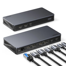 Заредете изображение във визуализатора на галерията – Ugreen CM615 USB-C multifunctional adapter - gray
