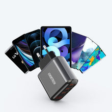 Заредете изображение във визуализатора на галерията – Choetech charger 3x USB 3.4A black (Q5009-EU) - TopMag

