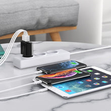 Заредете изображение във визуализатора на галерията – Choetech charger 3x USB 3.4A black (Q5009-EU) - TopMag
