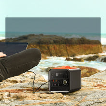 Заредете изображение във визуализатора на галерията – Choetech Portable Mobile Charging Power Station 300W Powerbank 20800mAh USB Type C / 3x USB / Cigarette Lighter Socket / DC Power Delivery Quick Charge FCP AFC Black - TopMag

