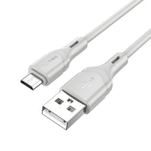 Заредете изображение във визуализатора на галерията – Borofone Cable BX99 Method - USB to MicroUSB - 2,4A 1 metre grey
