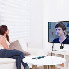 Заредете изображение във визуализатора на галерията – Choetech unidirectional adapter USB type C (male) to HDMI 4K 60Hz (male) + power supply Power Delivery 60W 1,8m gray (XCH-M180-GY) - TopMag
