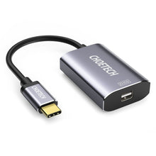 Заредете изображение във визуализатора на галерията – Choetech Unidirectional Cable Adapter from USB Type C to Mini DisplayPort 4K 60Hz gray (HUB-M06) - TopMag

