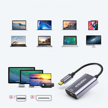 Заредете изображение във визуализатора на галерията – Choetech Unidirectional Cable Adapter from USB Type C to Mini DisplayPort 4K 60Hz gray (HUB-M06) - TopMag
