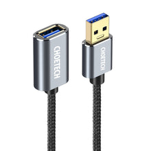 Заредете изображение във визуализатора на галерията – Choetech USB 3.0 (male) - USB 3.0 (female) cable extension 2 m gray (XAA001) - TopMag
