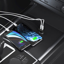 Заредете изображение във визуализатора на галерията – Choetech car charger 2x USB Type C Quick Charge Power Delivery 40W FCP AFC black (TC0008) - TopMag
