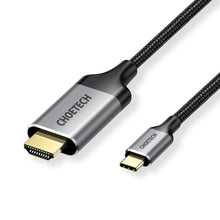 Заредете изображение във визуализатора на галерията – Choetech unidirectional cable adapter USB Type C (Male) to HDMI (Male) 4K 60Hz 2m black (CH0021-BK) - TopMag
