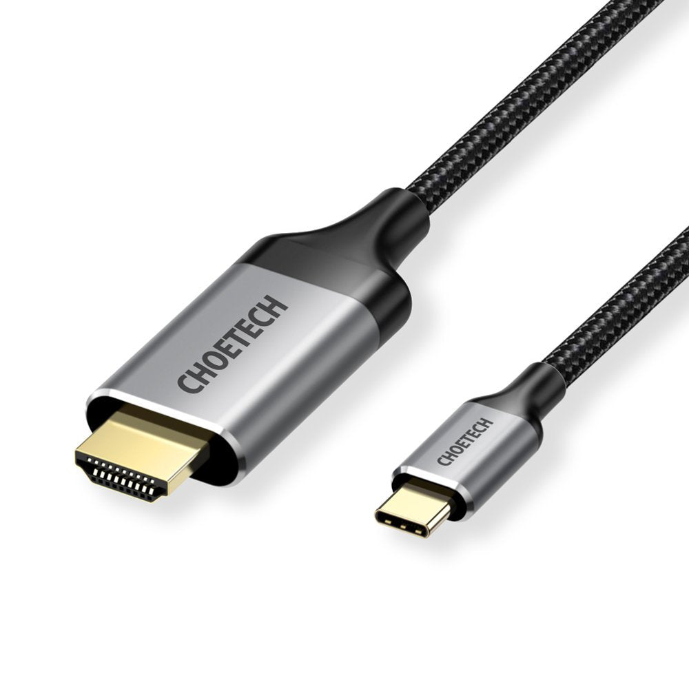 Choetech unidirectional cable adapter USB Type C (Male) to HDMI (Male) 4K 60Hz 2m black (CH0021-BK) - TopMag