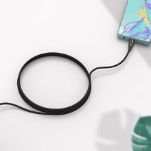 Заредете изображение във визуализатора на галерията – Choetech USB Type C - USB Type C cable Power Delivery 60W 2m black (XCC-1004-BK) - TopMag
