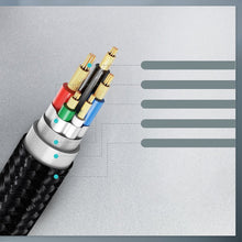 Заредете изображение във визуализатора на галерията – Choetech USB Type C - USB Type C cable Power Delivery 60W 2m black (XCC-1004-BK) - TopMag
