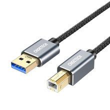 Заредете изображение във визуализатора на галерията – Choetech USB - USB Type B cable printer 3m black (AB0011-BK) - TopMag
