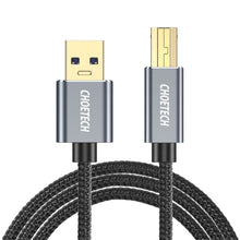 Заредете изображение във визуализатора на галерията – Choetech USB - USB Type B cable printer 3m black (AB0011-BK) - TopMag
