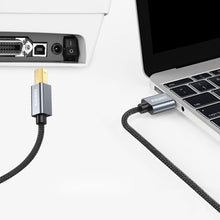 Заредете изображение във визуализатора на галерията – Choetech USB - USB Type B cable printer 3m black (AB0011-BK) - TopMag
