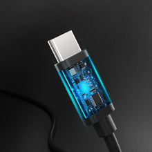 Заредете изображение във визуализатора на галерията – Choetech USB Type C - USB Type C cable 3A 3m black (CC0004) - TopMag
