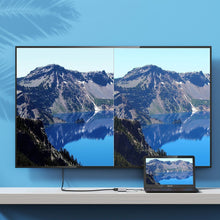 Заредете изображение във визуализатора на галерията – Choetech unidirectional cable adapter USB Type C (Male) to HDMI (Female) 8K@60Hz gray (HUB-H16) - TopMag
