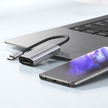 Заредете изображение във визуализатора на галерията – Choetech unidirectional cable adapter USB Type C (Male) to HDMI (Female) 8K@60Hz gray (HUB-H16) - TopMag

