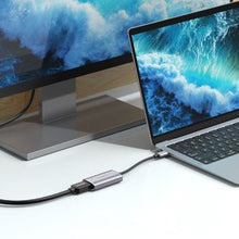 Заредете изображение във визуализатора на галерията – Choetech unidirectional cable adapter USB Type C (Male) to HDMI (Female) 8K@60Hz gray (HUB-H16) - TopMag
