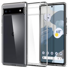 Заредете изображение във визуализатора на галерията – Spigen Ultra Hybrid case for Google Pixel 6A transparent
