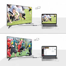 Заредете изображение във визуализатора на галерията – Choetech unidirectional cable adapter HUB USB Type C (male) to HDMI (female) 4K 60Hz gray (HUB-H10) - TopMag
