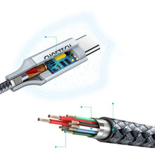 Заредете изображение във визуализатора на галерията – Choetech USB Type C - USB Type C cable 5A 100 W Power Delivery 480 Mbps 1,8 m gray (XCC-1002-GY) - TopMag

