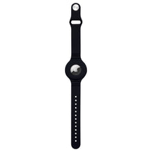 Заредете изображение във визуализатора на галерията – Silicone elastic case wristband wrist pendant case for Apple AirTag locator black - TopMag
