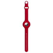Заредете изображение във визуализатора на галерията – Silicone flexible case wristband wrist pendant case for Apple AirTag locator red - TopMag

