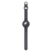 Заредете изображение във визуализатора на галерията – Silicone flexible case wristband wrist pendant case for Apple AirTag locator gray - TopMag

