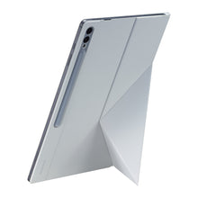 Заредете изображение във визуализатора на галерията – Flip case with stand for Samsung Galaxy Tab S9 Ultra Smart Book Cover - white
