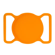 Заредете изображение във визуализатора на галерията – Silicone flexible cover pet dog cat collar loop case for Apple AirTag orange - TopMag
