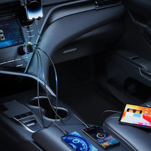 Заредете изображение във визуализатора на галерията – Joyroom car charger 70W with 4 ports: 2 x USB C, 2 x USB black (JR-CL29)
