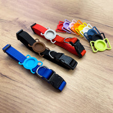 Заредете изображение във визуализатора на галерията – Silicone flexible cover pet dog cat collar loop case for Apple AirTag yellow - TopMag

