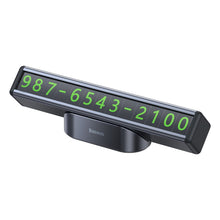 Заредете изображение във визуализатора на галерията – Baseus Square Bar Temporary Parking Number Plate black (CNFT000001) - TopMag

