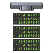 Заредете изображение във визуализатора на галерията – Baseus Square Bar Temporary Parking Number Plate black (CNFT000001) - TopMag
