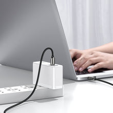 Заредете изображение във визуализатора на галерията – Baseus USB Type C cable - USB Type C 100W (20V / 5A) Power Delivery with display screen power meter 2m black (CATSK-C01) - TopMag
