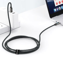 Заредете изображение във визуализатора на галерията – Baseus USB Type C cable - USB Type C 100W (20V / 5A) Power Delivery with display screen power meter 2m black (CATSK-C01) - TopMag
