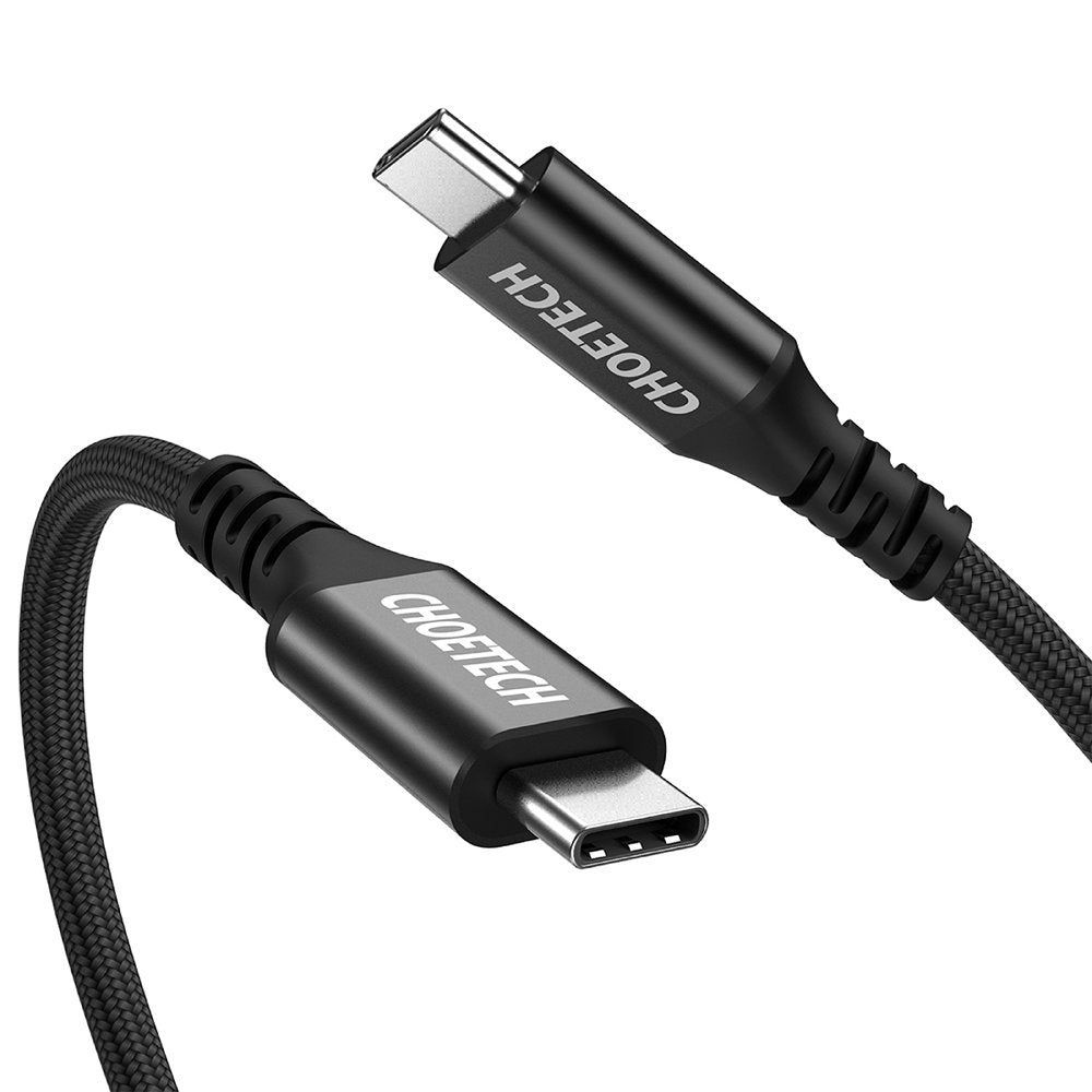 Choetech cable quick charge USB Type C - USB Type C 3.2 Gen 2 100W Power Delivery 2m black (XCC-1007) - TopMag