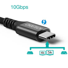 Заредете изображение във визуализатора на галерията – Choetech cable quick charge USB Type C - USB Type C 3.2 Gen 2 100W Power Delivery 2m black (XCC-1007) - TopMag

