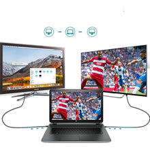 Заредете изображение във визуализатора на галерията – Choetech cable USB Type C - HDMI 4K 30Hz 3m black cable (XCH-0030) - TopMag
