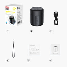 Заредете изображение във визуализатора на галерията – Joyroom 5W wireless Bluetooth speaker black (JR-ML02) - TopMag
