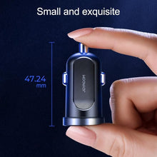 Заредете изображение във визуализатора на галерията – Joyroom C-A09 Mini dual-port QC3.0 Smart fast charge 2x USB 30W Quick Charge, SCP, PD, AFC Black - TopMag
