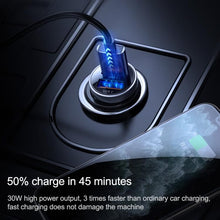 Заредете изображение във визуализатора на галерията – Joyroom C-A09 Mini dual-port QC3.0 Smart fast charge 2x USB 30W Quick Charge, SCP, PD, AFC Black - TopMag
